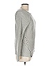 Pink Rose 100% Acrylic Gray Pullover Sweater Size L - photo 4