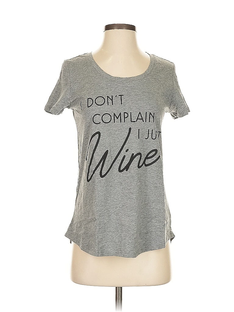 Pre-owned Assorted Brands Short Sleeve T-shirt In Gray