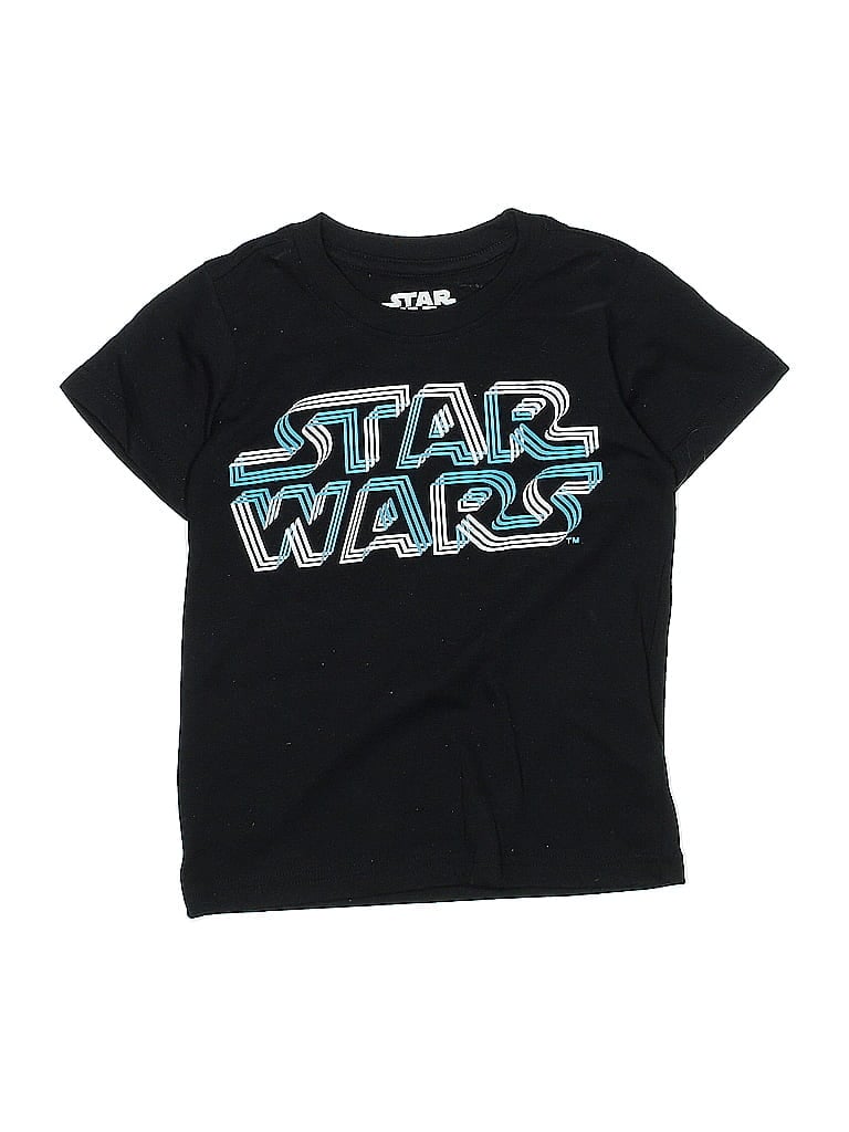 Pre-owned Star Wars Kids' Short Sleeve T-shirt In Black