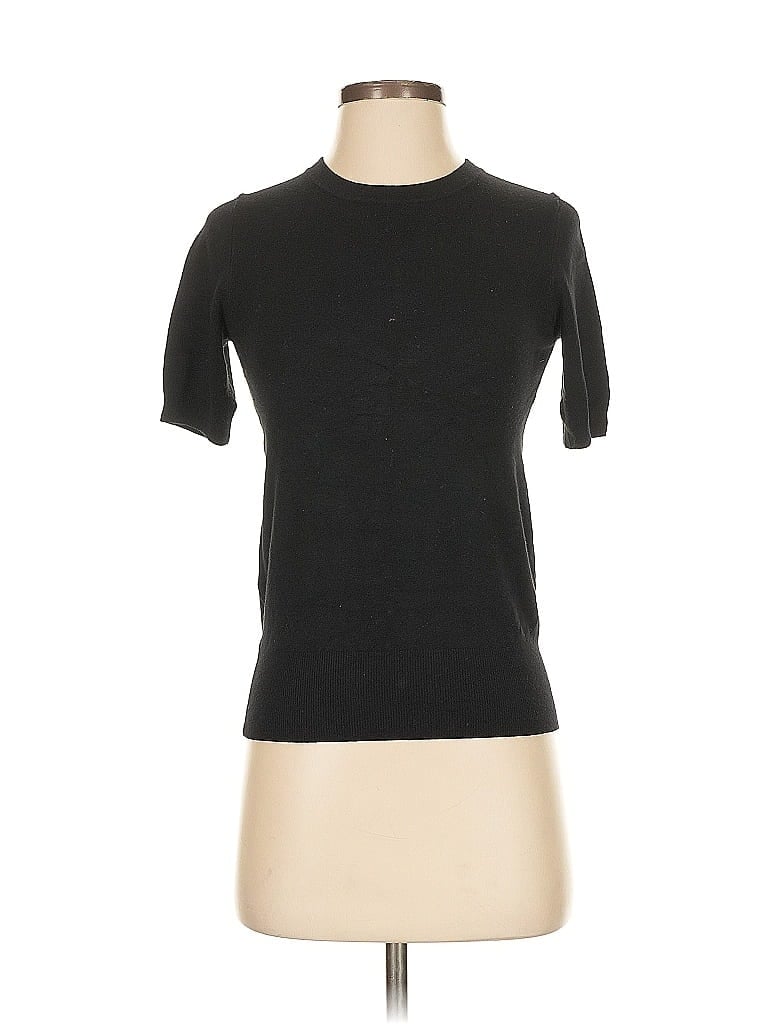 Pre-owned Lara Knit Short Sleeve T-shirt In Black