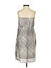 Theory Metallic Silver Gray Cocktail Dress Size 0 - photo 2