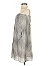 Theory Metallic Silver Gray Cocktail Dress Size 0 - photo 5