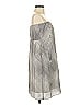 Theory Metallic Silver Gray Cocktail Dress Size 0 - photo 4