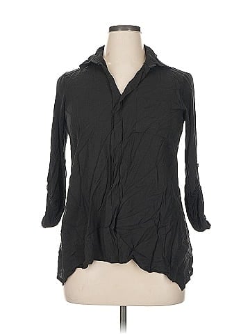 Joseph A. 3/4 Sleeve Button-Down Shirt (view 1)