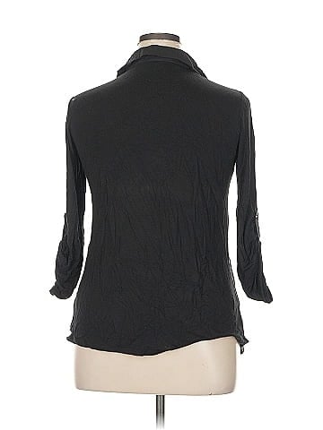 Joseph A. 3/4 Sleeve Button-Down Shirt (view 2)