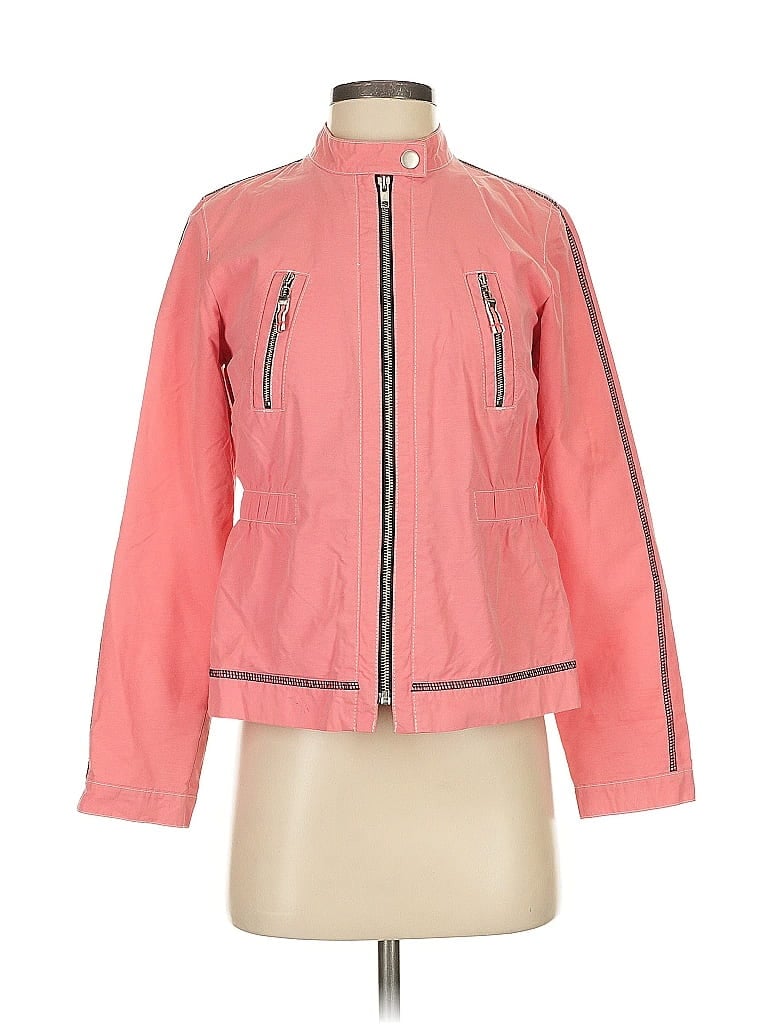 Pre-owned Ann Taylor Loft Jacket In Pink