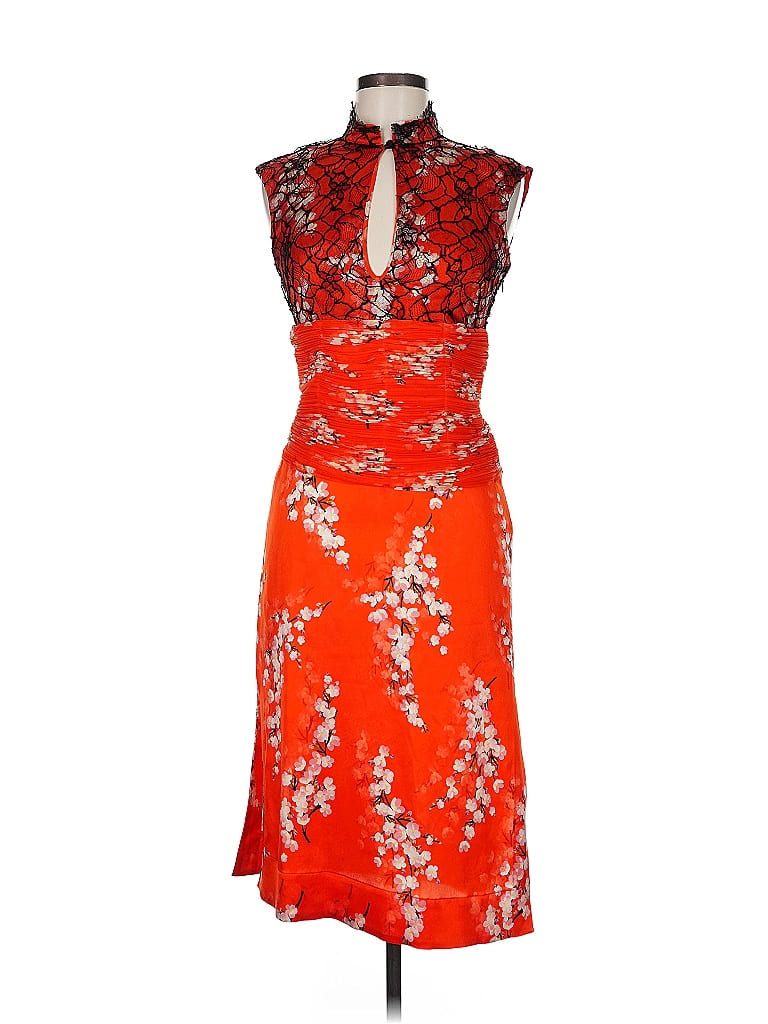 Antonio Croce Orange Cocktail Dress Size EU (IT) 42 / US 6 - 71% off ...