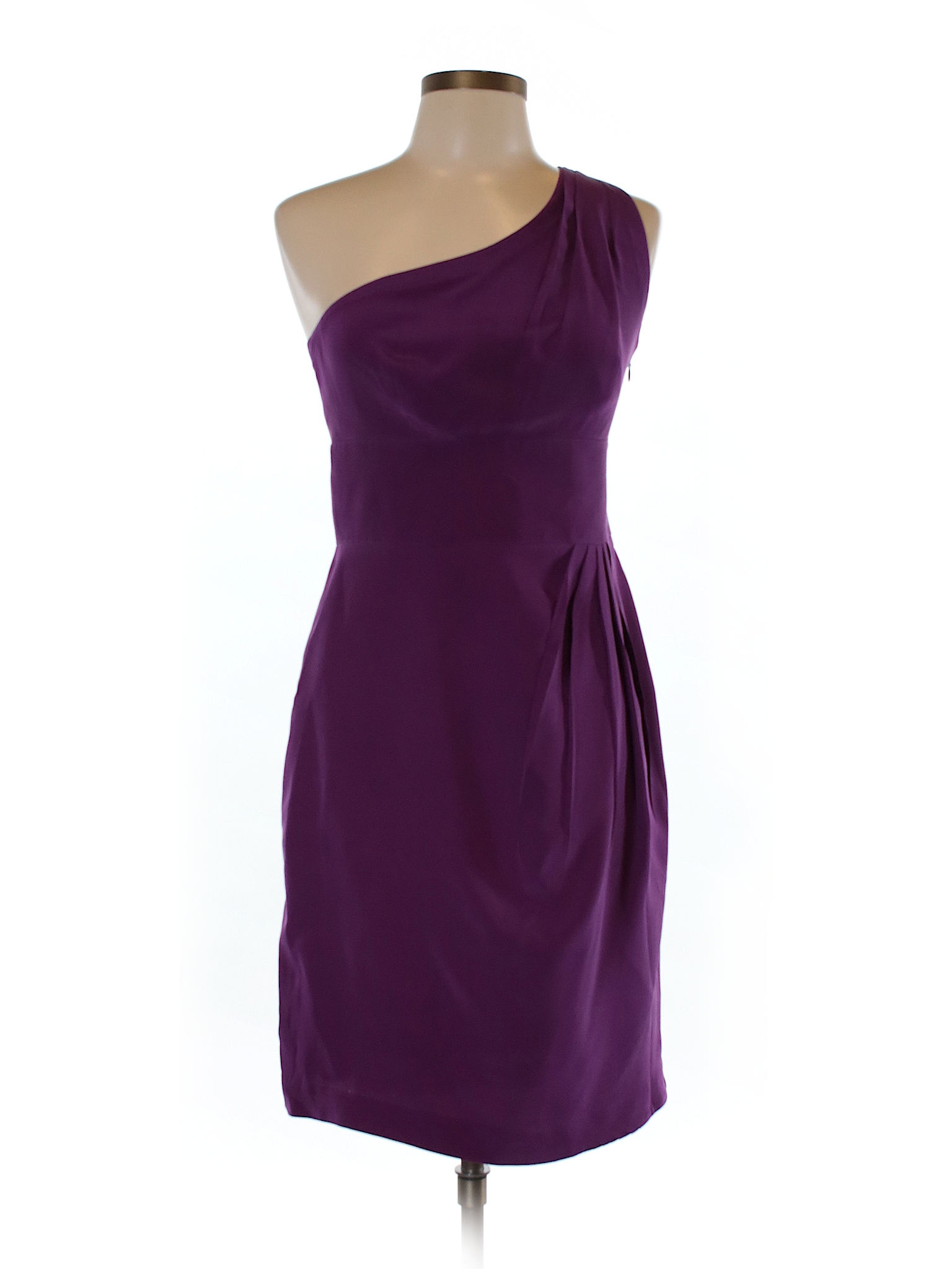 Trina Turk 100% Silk Solid Dark Purple Cocktail Dress Size 8 - 78% off ...