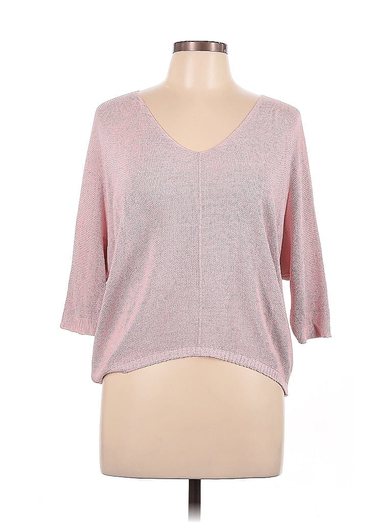 Click to view more detailed imagery on our partner's website Pre-owned Free For Humanity Pullover Sweater In Pink