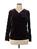 BFA Classics Purple Long Sleeve Blouse Size XL - photo 1