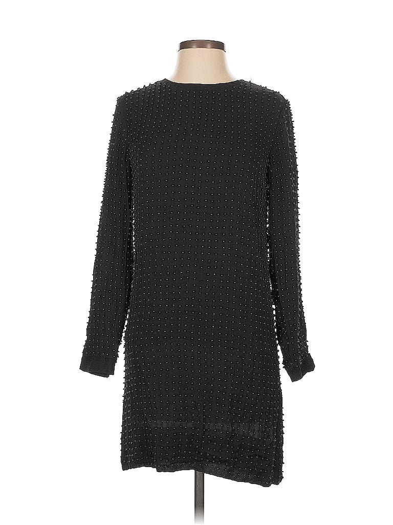 Click to view more detailed imagery on our partner's website Pre-owned Ecru Casual Dress In Black