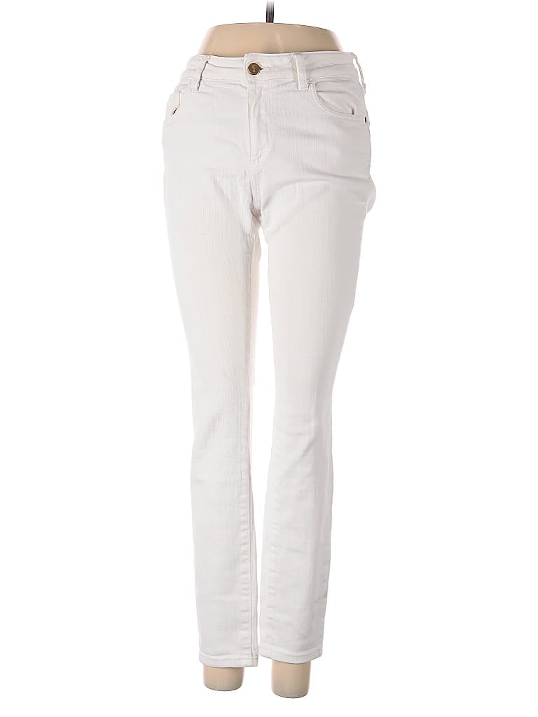 Pre-owned Pilcro And The Letterpress Jeans In White