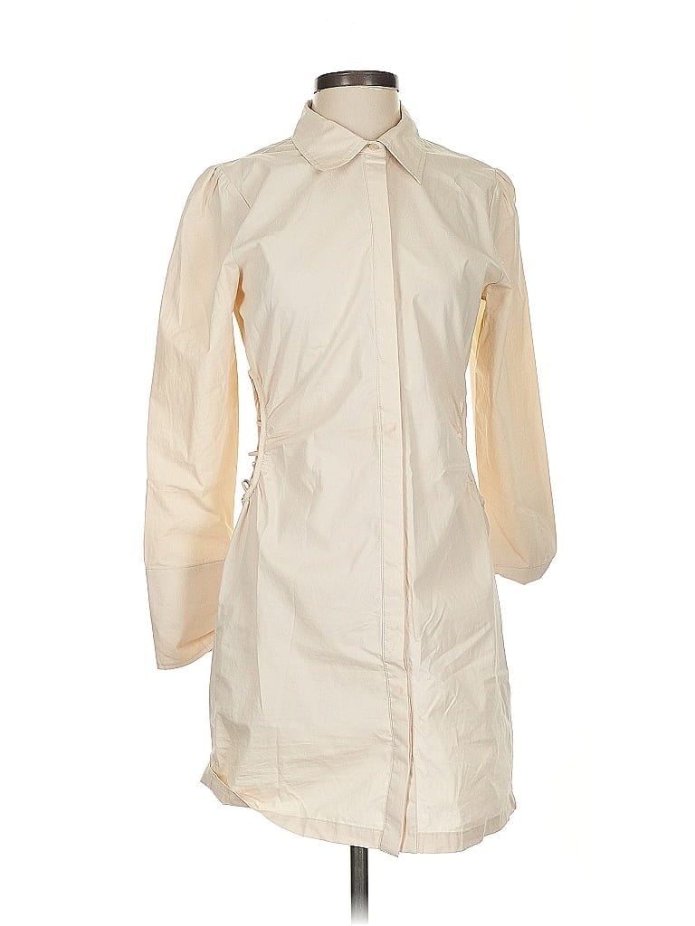 Pre-owned Lush Casual Dress In White