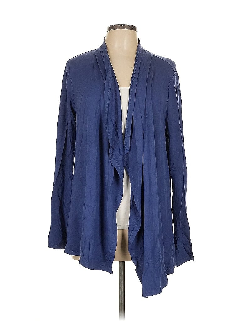 Click to view more detailed imagery on our partner's website Pre-owned Joan Vass Cardigan Sweater In Blue