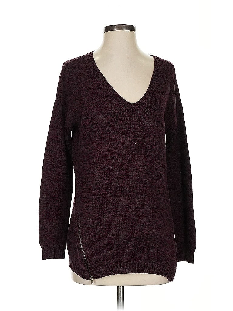 Pre-owned Bcbgeneration Pullover Sweater In Burgundy
