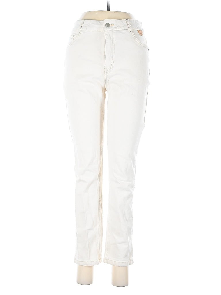 Pre-owned Jeans In Ivory