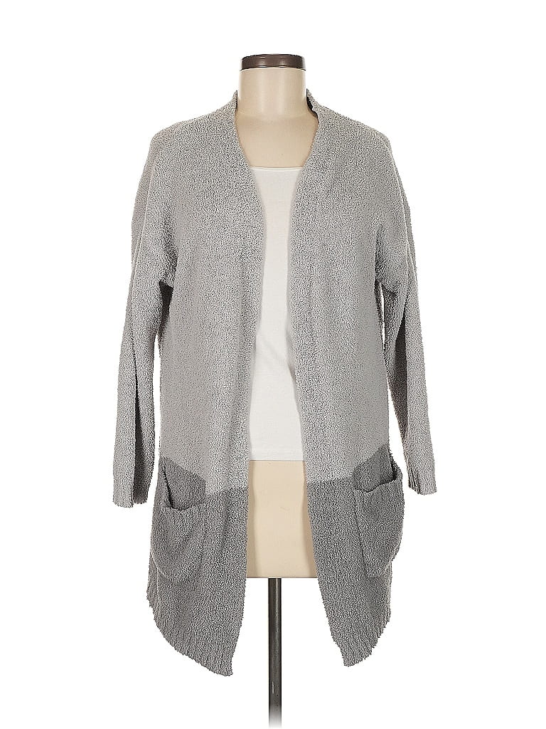 Pre-owned Thread & Supply Cardigan Sweater In Gray