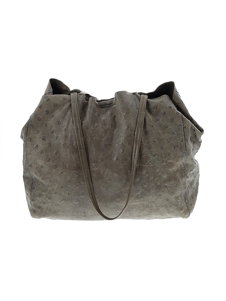 Streets Ahead 100% Leather Gray Leather Tote One size - photo 1