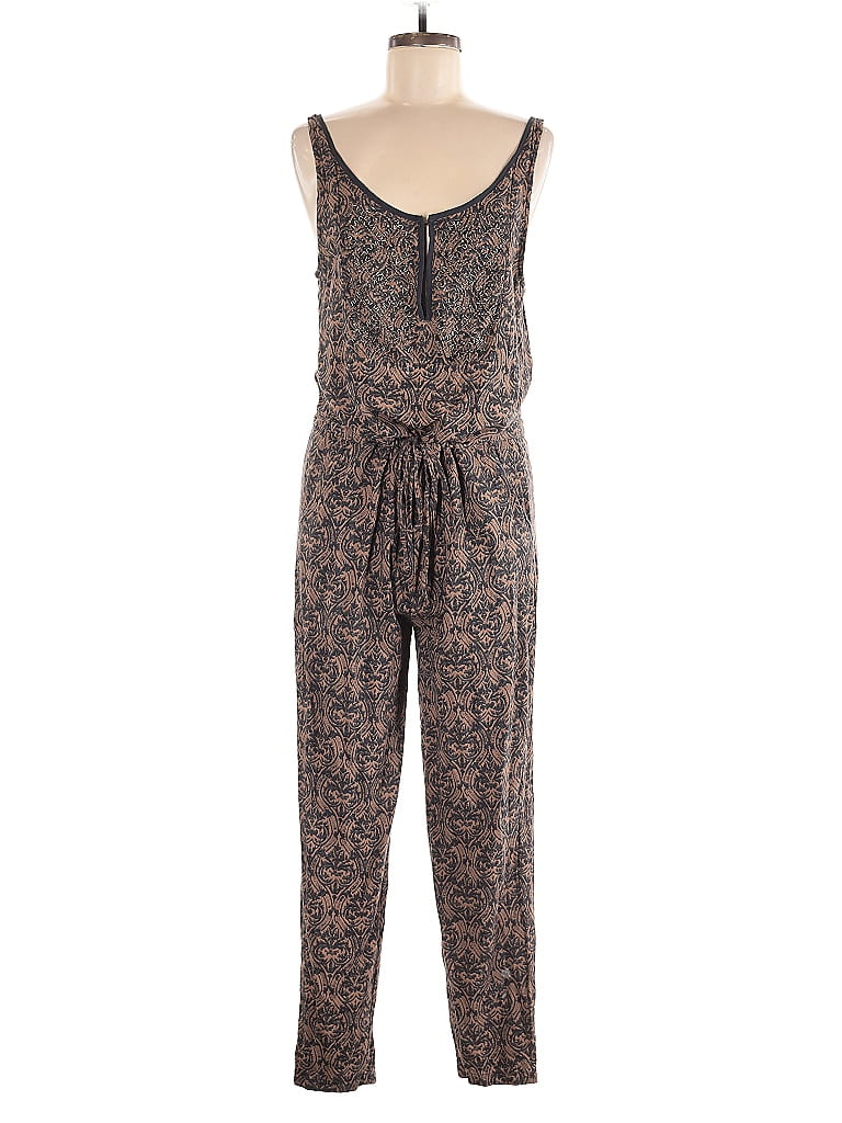 Tiny 100% Rayon Paisley Brown Jumpsuit Size M - photo 1