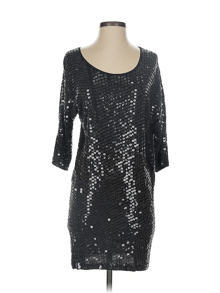 Pre-owned Haute Hippie Cocktail Dress In Silver