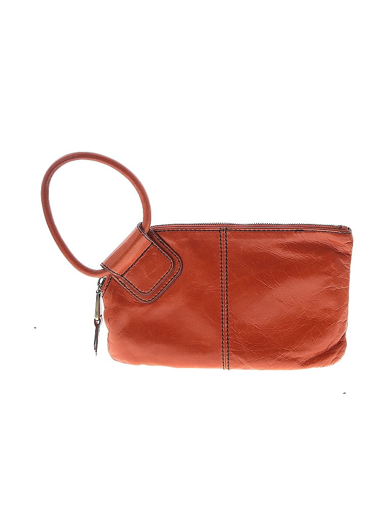 Hobo The Original 100% Leather Orange Leather Wristlet One size - photo 1