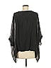 Cobble Stone Black 3/4 Sleeve Blouse Size M - photo 2