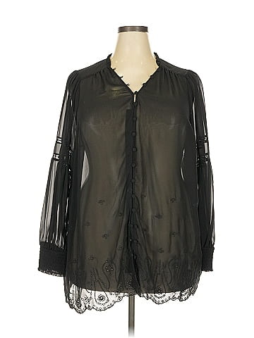 Torrid 3/4 Sleeve Blouse (view 1)