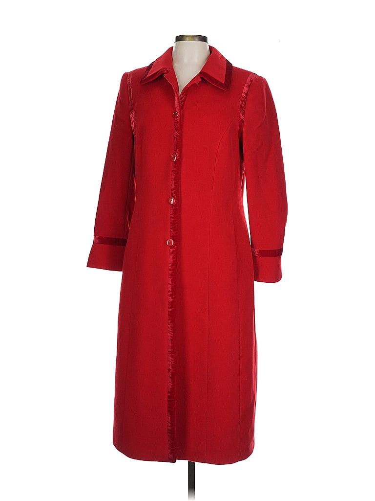 Escada Red Coat Size EU 42 / US 12 - photo 1