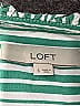 Ann Taylor LOFT Stripes Green Casual Dress Size S - photo 6