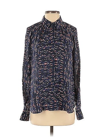 Rebecca Minkoff Long Sleeve Silk Top (view 1)