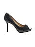 Jimmy Choo Black Gray Heels Size EU 37 1/2 - photo 1