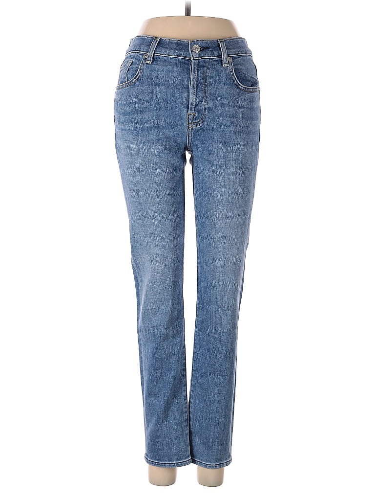Pre-owned 7 For All Mankind Jeans In Blue