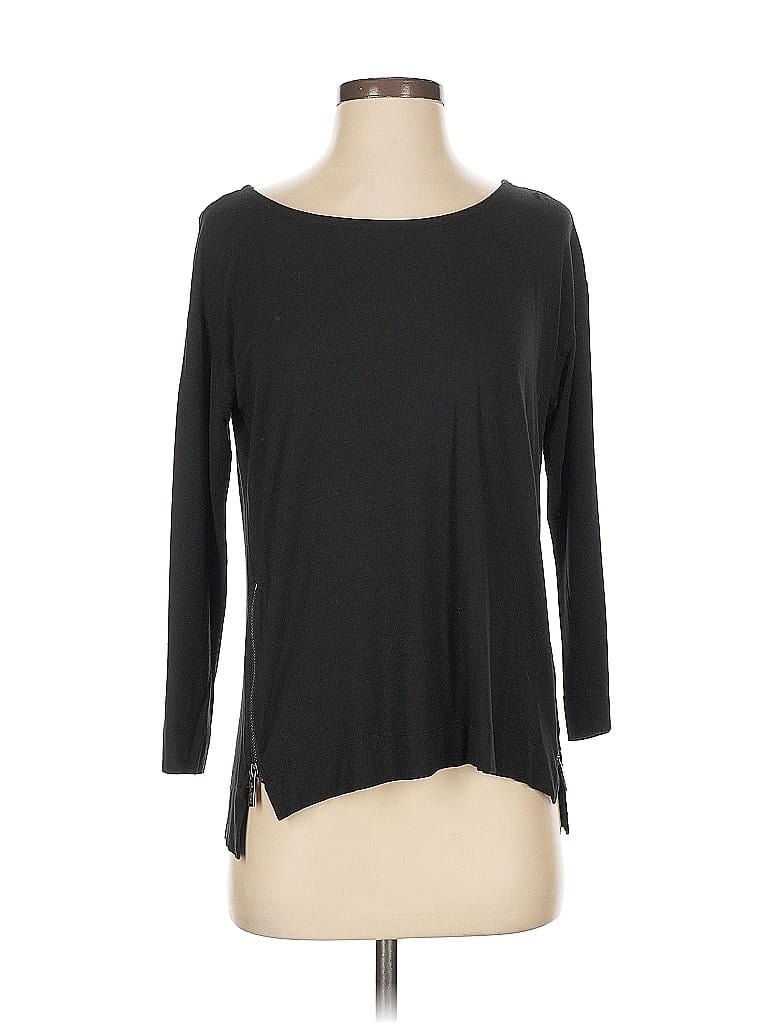 Pre-owned Calvin Klein 3/4 Sleeve T-shirt In Black