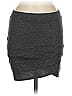 Basic House Solid Gray Casual Skirt Size M - photo 1