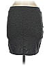 Basic House Solid Gray Casual Skirt Size M - photo 2