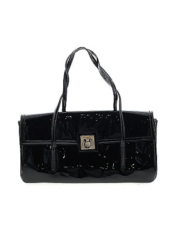 Salvatore Ferragamo Patent Leather Shoulder Bag (view 1)