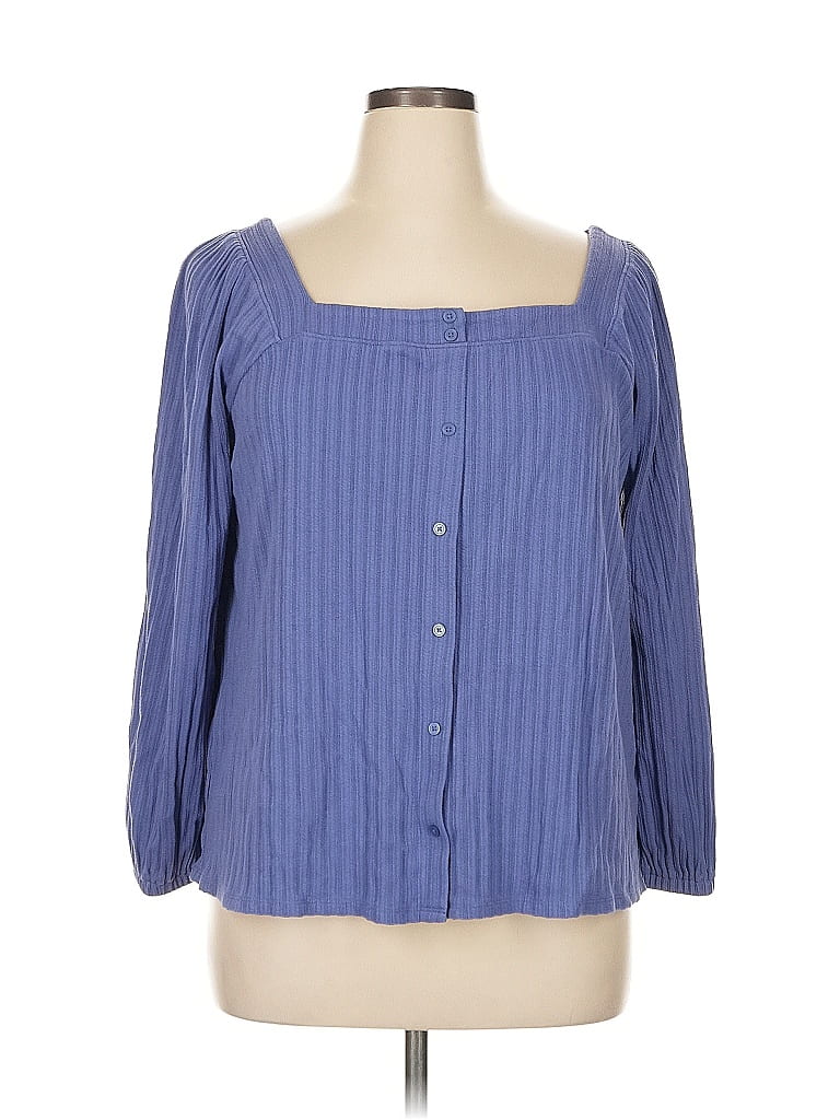 Ann Taylor LOFT Outlet Blue Cardigan Size XL - photo 1