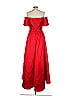 ML Monique Lhuillier 100% Polyester Red Cocktail Dress Size 12 - photo 2