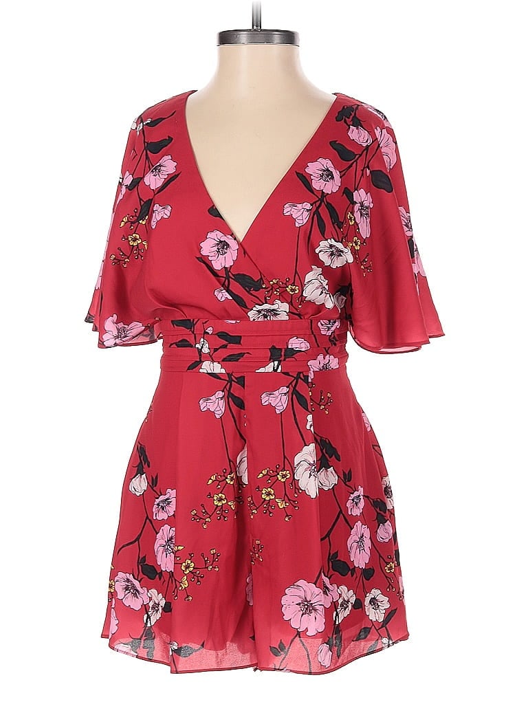 Pre-owned Keepsake Romper In Red