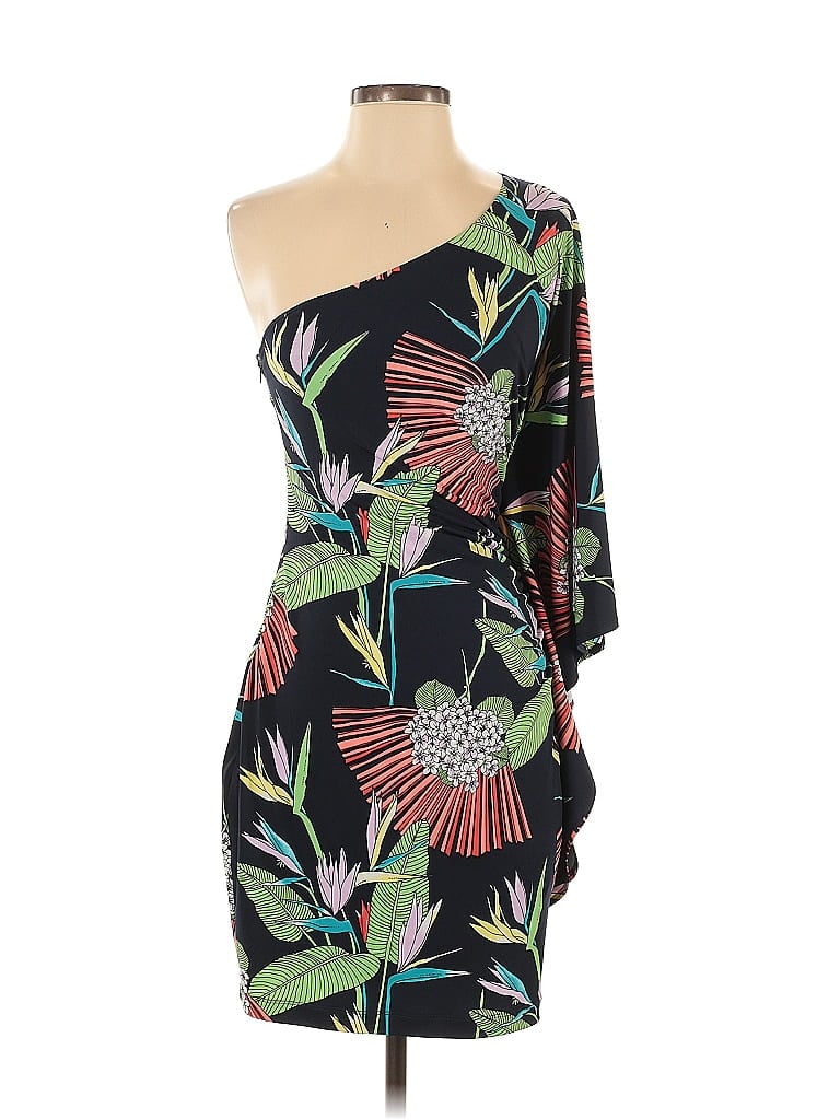 Pre-owned Trina Trina Turk Cocktail Dress In Black