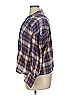Gianni Bini Plaid Brown Long Sleeve Button-Down Shirt Size XL - photo 5