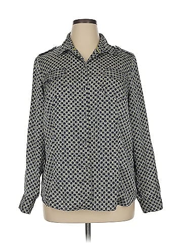 Jones New York Signature Long Sleeve Blouse (view 1)