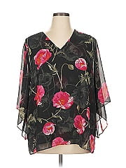 Belle By Kim Gravel 3/4 Sleeve Blouse