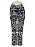 J.Crew 100% Polyester Print Black Active Pants Size 10 - photo 1