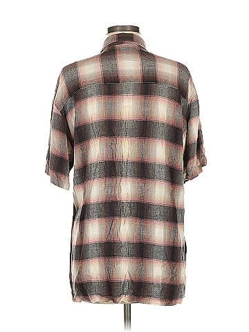 Expressions Short Sleeve Button-Down Shirt (view 2)