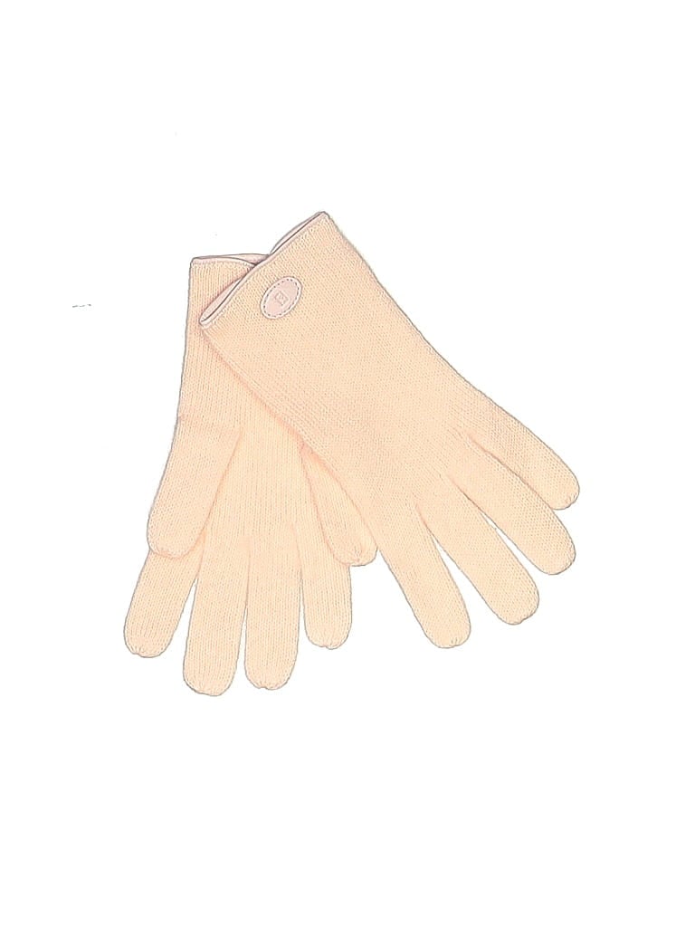 Fendi Ivory Pink Vintage Gloves One size - photo 1