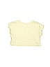 Zara 100% Cotton Yellow Ivory Short Sleeve T-Shirt Size 9 - photo 2