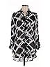 Chico's 100% Polyester Black Long Sleeve Blouse Size Med (1) - photo 1