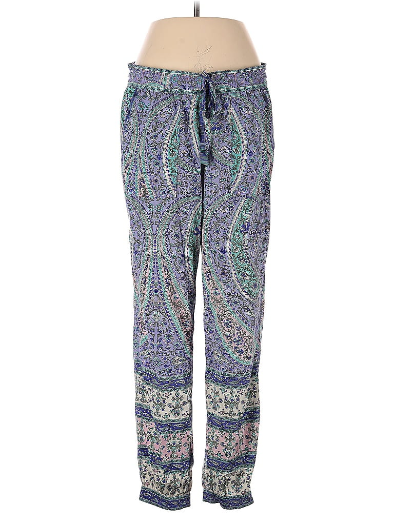 Calypso St. Barth Paisley Blue Silk Pants Size M 79 off ThredUp