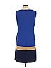 Donna Morgan Color Block Blue Casual Dress Size 10 - photo 2